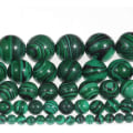 Pikkukuva 8 / 10: 10 mm Vihreät Malakiittihelmet Kivi Irtohelmet Jalokivi Pyöreät Helmet Energiahoitohelmet DIY Korujen Valmistukseen Noin 15,5 tuumaa.