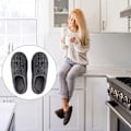 Miniatyrbillede 6 af 8: Indendørs hjemmesko i memory foam, let at træde i, hyggelige til soveværelset, sommerlige og lette