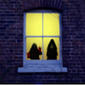 Pikkukuva 5 / 5: Halloween-ikkunatarrat Ikkunan koristeluun Halloween-siluetteja