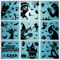 Miniatyrbilde 4 av 5: Halloween Dekorative Vinduhengere - Halloween Monster Vindu