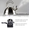 Miniatyrbilde 8 av 8: Elektrisk Hookah Kullbrenner Multifunksjonell Bærbar Kaffe Te Oppvarmingskomfyr med Bryterknapp Svart EU-kontakt 220V