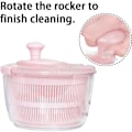 Miniatyrbild 5 av 6: Salladsslunga, Funktionell Design Med Dräneringsöppning För Problemfri Vattenavledning, Ergonomisk Design För Bekväm Hantering, BPA-Fri Plast,