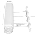 Miniatyrbild 2 av 5: 1 st - Retractable klädstreck, väggmonterad kompakt bärbar klädstreck för inomhus- eller utomhusbruk (5 linor)