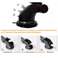 Miniatyrbillede 1 af 2: Biltelefonholder Multifunktionel Foldbar Telefonholder Skridsikker Universal Mobil Stativ til Køretøj