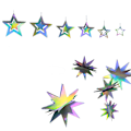 Miniatyrbillede 1 af 5: Twinkle Little Dekoration Hængende Streamer Baggrund Banner Fødselsdag