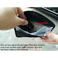 Miniatyrbillede 2 af 5: Faraday-taske til telefon, pung, bilnøgle, anti-bølgebeskyttelse, blokering af RFID/GPS/WiFi/LTE/NFC/RF-signaler (sort)