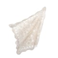 Miniatyrbilde 6 av 8: Duk med heklet firkant, blondeborddekke, doily
