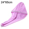 Miniatyrbillede 2 af 5: Hårhåndklæde Turban - 2-pak, Blødt, Absorberende Mikrofiber til