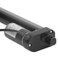 Miniatyrbillede 5 af 8: Elektrisk Aktuator 400mm Slag 1000N IP65 Vandtæt Lav Støj Aluminium Legering Sort Lineær Aktuator til Seng Sofa 24V Lineær Aktuator