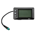 Miniatyrbilde 2 av 8: Elektrisk Sykkeldisplay 36V 48V LCD GD01 Display 5-pins Vanntett Plugg for 22,2 mm Styre