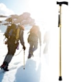Miniatyrbilde 2 av 5: Foldbar Trekkingstokk Justerbar Vandrestokker Aluminium Teleskopisk Stokk