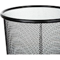 Miniatyrbild 3 av 5: Papperskorg i kommersiell stålmesh, elegant rund design för effektivitetsförbättring i mötesrum, trådnät med chip-resistent finish