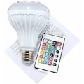 Miniatyrbild 5 av 5: Rgb E27 Glödlampa Multicolor Led Högtalare Bluetooth 16 Färger Ändras Med Fjärrkontroll Kompatibel Med Android Och Ios Glödlampa Musik