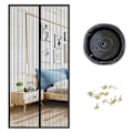 Miniatyrbild 1 av 6: Magnetisk skärmdörr - Självförslutande, handsfree nätpartition K