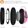 Miniatyrbillede 2 af 5: Støjreducerende ørepropper til børn NRR 20dB støjreduktion øretelefoner til børn, høreværn sikkerhed ørepropper