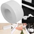 Tätbandsremsa - PVC - 38mm x 3,2m - Vattentät - Mögelresistent - Olje-resistent Vit