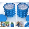 Ice Cube Tray Magic Ice Cube Ice Cube Maker Silikon Ishink Ice Cube Form med lock, 10*10cm