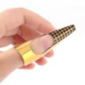 Nail Art Tools Nail 100 st Stickers Tips Akryl UV-förlängning