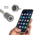 Miniatyrbillede 4 af 4: 2A Magnetisk Type C & Micro USB Oplader Adapter Til Android bv840 som visat