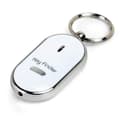 Whistle Key Ring - Key Finder - Vit - Beep - LED Light - Mixed Vit