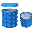 Ice Cube Maker Ice Cube-bricka Silikonformar Ice Hink Ice Cube Maker 2 i 1 Ice Cube Silikonformar Ishink Ice Cube Ma@H4