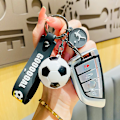 Miniatyrbild 2 av 6: Barnimitation europeisk fotbollsläder nyckelring, 1 st, fan minnesnyckelring, telefonhänge, barn gåva Style 2 No,