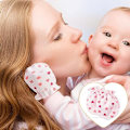 Miniatyrbild 5 av 5: 5 par babyvantar för att förhindra att huden repas 0-6 månader gammal No, No,
