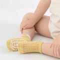 Miniatyrbild 3 av 8: 4 par baby, pojke och flicka strumpor, nyfödda fina mesh strumpor, informella, halkfria Pink Grey M (1-3 years)