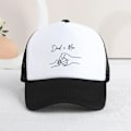 Miniatyrbild 2 av 7: Retro DAD+ME basebollkeps, andningsbar justerbar broderad mesh solhatt, hiphop solhatt, trendig black No,