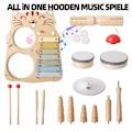 Miniatyrbild 6 av 7: Barn som spelar trummor, multifunktionellt batteripaket, kräver montering No, No,