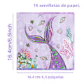Miniatyrbild 1 av 5: Engångsbruk mermaid-porslin, födelsedagsfestdekorationer, sjöjungfru-svanstema, babyshower-tillbehör Mint Green No,