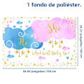 Miniatyrbild 1 av 6: Foto sjöjungfru svans bakgrund, sjöjungfru fest affisch, glad fjäril, barnkalas dekoration, pojkar och flickor, babyshower Step back 2 No,