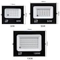Miniatyrbild 2 av 5: Fjärrstyrd RGB LED-reflektor, 30W, 50W, 100W, IP66, utomhusprojektor, gatubelysning 50W 1 piece No,