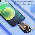 Miniatyrbild 2 av 6: Portabel nyckelringsladdare kompatibel med Android 1500mAh mobiltelefon C-typ mini nödladdare powerbank 2 pieces in black No,