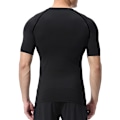 Miniatyrbild 4 av 5: Kompressionslinne för män med spindeltryck, gymträning kortärmad underkläder, snabbtorkande Black 2 XXXL