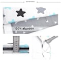 Miniatyrbild 3 av 5: Nordic Star spjälsäng, tjock stötfångare, blixtlåsförsedd design, endelssäng, skyddspad för spjälsäng, 200x30 cm kudde On the 30th No,