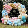 Miniatyrbild 6 av 7: Cirkulär ballongbåge kit, cirkulär kronhållare, bröllop, födelsedagsfest dekoration, babyshower, ringhållare 80 centimeters No,