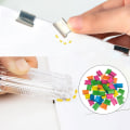 Miniatyrbild 3 av 5: 1/2/3 Minihäftapparat Klassrum Liten set Fasta brevpapper Multicolor Clips 11.5 x 2.5cm 1Set