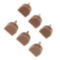 Miniatyrbild 1 av 5: 1/2/3/5 3 par Snygga högklackade tips Taps Skoreparation Apricot 14x14mm 1Set