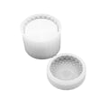 Miniatyrbild 2 av 5: 1/2/3/5 Silica Gel Multifunktionell silikonboxform med form Round crystal grain 1Set