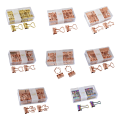 Miniatyrbild 5 av 5: 1/2/3/5 12 st Klipppapper med lätthet - metallpärmklämmor för Love - Gold 1 Pc