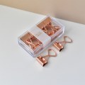 Miniatyrbild 4 av 5: 1/2/3/5 12 st Klipppapper med lätthet - metallpärmklämmor för brilliant Rose Gold 1 Pc