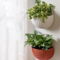 Miniatyrbild 3 av 5: Snygg och tålig väggplastkruka för enkel och snygg blomma Light Green