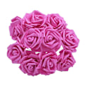 Miniatyrbillede 9 af 11: 10/20/30 stk. 8 cm Kunstige PE Skum Rose Blomster Brudebuketter Til Bryllupsbord Hjemmefest Dekoration Beige 10pcs