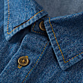 Pikkukuva 4 / 4: Naisten tekonen kaulus Irrotettava puoli Yhteensopiva farkkupaita D A010 denim [dark blue] S size