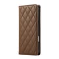 Etui til iPhone 16 brun magnetisk ins kort holder diamant pung med kortholder flip