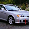 Miniatyrbild 4 av 5: Främre stötfångare dimljus ram trim list dimljusskydd för Tiburon Coupe 2002 2003 2004 865532C000 8