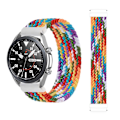 Miniatyrbillede 1 af 5: Rainbow Rainbow kompatibel med Huawei Watch 3 / 3 Pro Nylon Urrem, Størrelse: 155mm