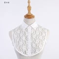 Pikkukuva 1 / 5: Naisten tekoviuluset St-up Viuluset Yhteensopiva Pitsi Kevät, Syksy White lace round neck-average size