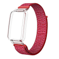 Pikkukuva 2 / 5: Punainen PC-kotelo + Nylon Loop -ranneke yhteensopiva Xiaomi Mi Band 7 Pron kanssa